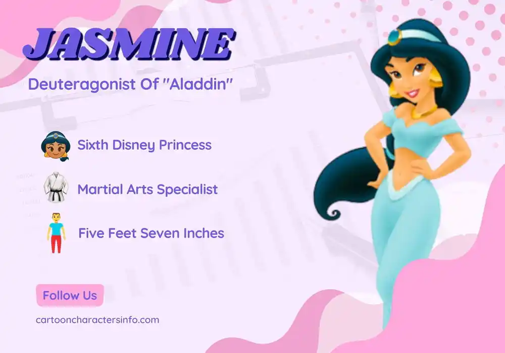 Jasmine From Aladin Jasmine From Aladdin Infographic
