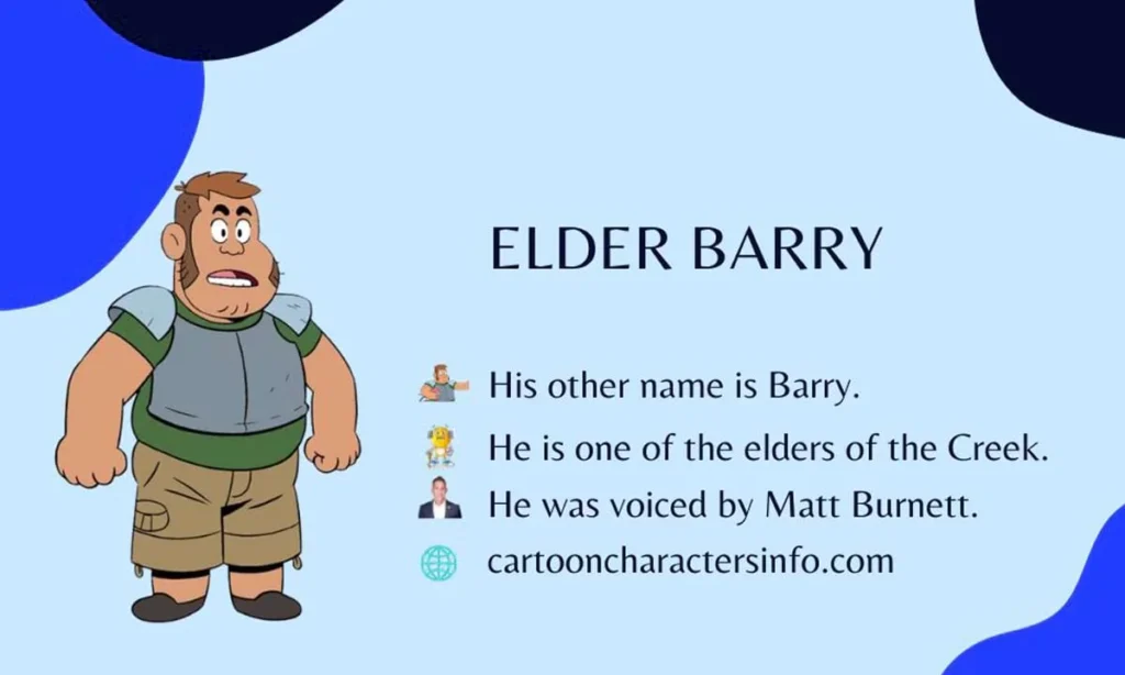 Elder Barry From Craig of the Creek Elder Barry Infographic