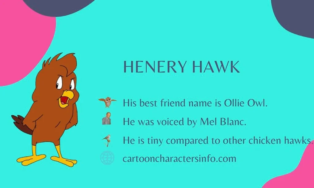 Henery Hawk From Looney Tunes Henery Hawk Infographic