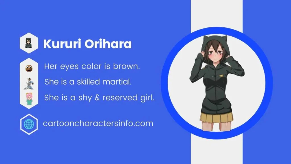 Kururi Orihara from Durarara Infographic Kururi Orihara from Durarara