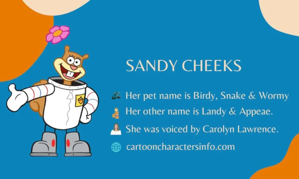 Sandy Cheeks from SpongeBob Squarepants Sandy Cheeks Infographic