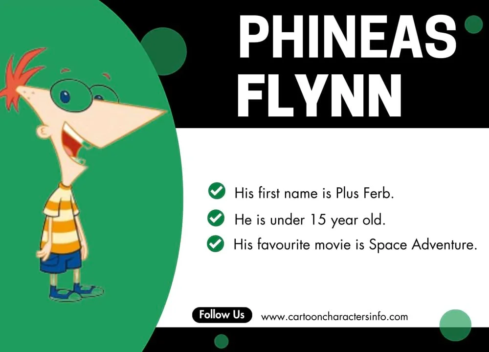 Phineas Flynn from Phineas and Ferb Phineas Flynn from Phineas and Ferb